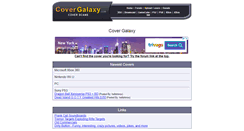 Desktop Screenshot of covergalaxy.com